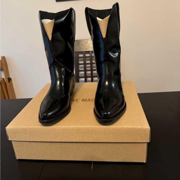 Steve Madden Rumer Cowboy Boots - Picture 2 of 5